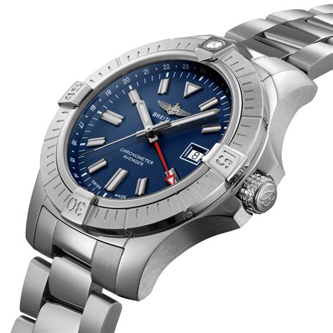 breitling avenger gmt blue|breitling avenger automatic gmt.